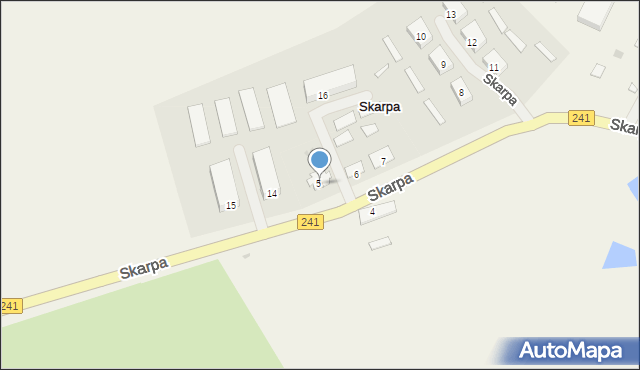 Skarpa, Skarpa, 5a, mapa Skarpa