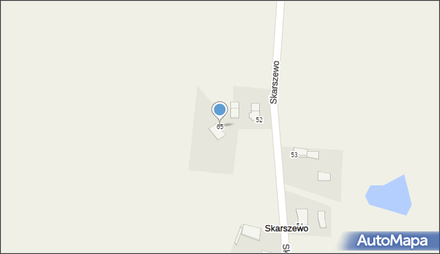 Skarszewo, Skarszewo, 65, mapa Skarszewo