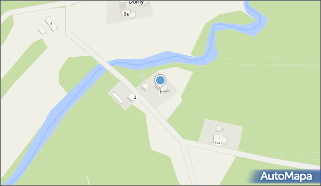 Skarszów Dolny, Skarszów Dolny, 7, mapa Skarszów Dolny