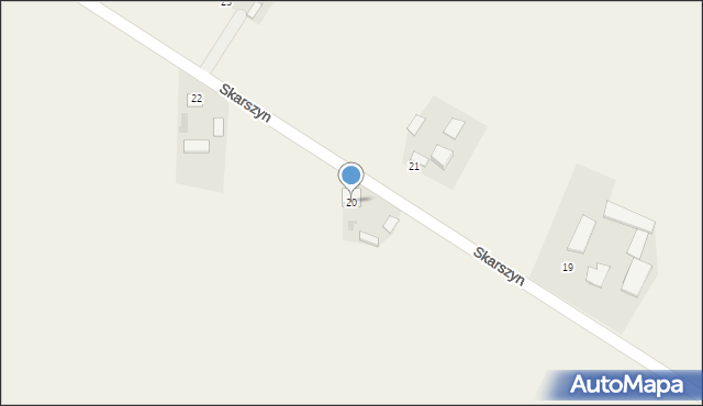 Skarszyn, Skarszyn, 20, mapa Skarszyn