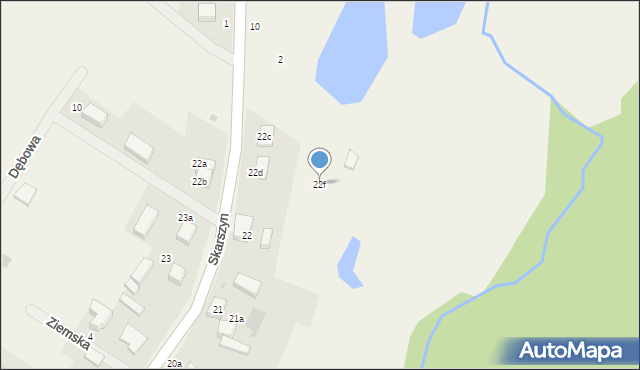 Skarszyn, Skarszyn, 22f, mapa Skarszyn