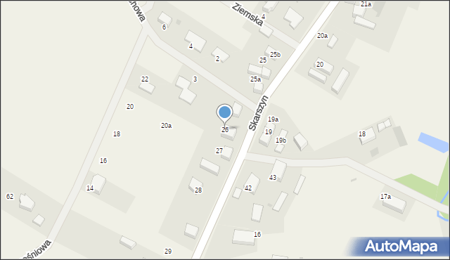 Skarszyn, Skarszyn, 26, mapa Skarszyn