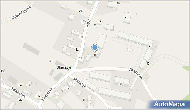 Skarszyn, Skarszyn, 36, mapa Skarszyn