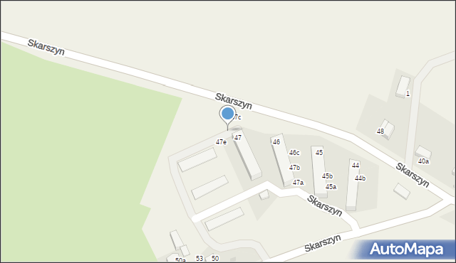 Skarszyn, Skarszyn, 47d, mapa Skarszyn
