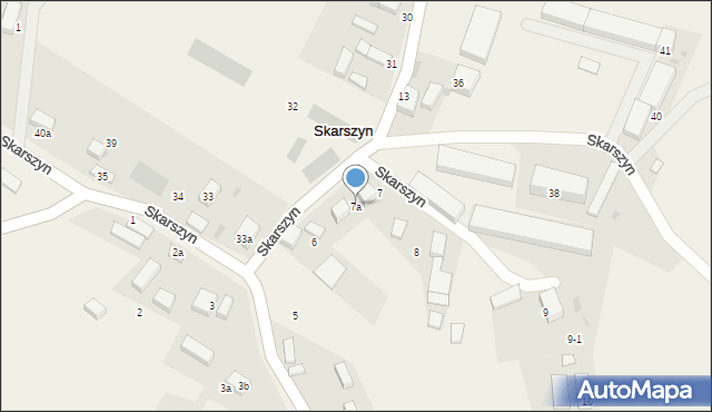 Skarszyn, Skarszyn, 7a, mapa Skarszyn