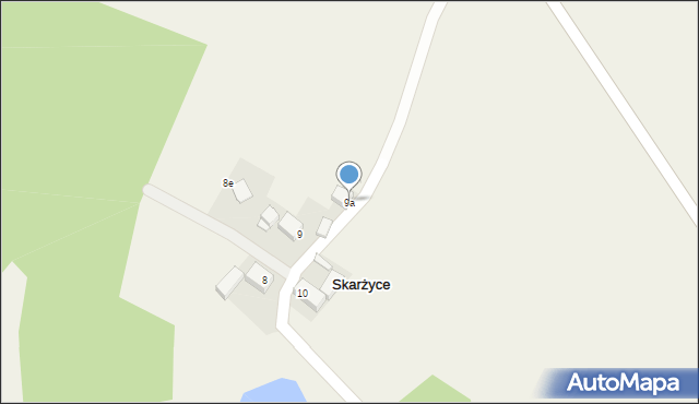 Skarżyce, Skarżyce, 9a, mapa Skarżyce