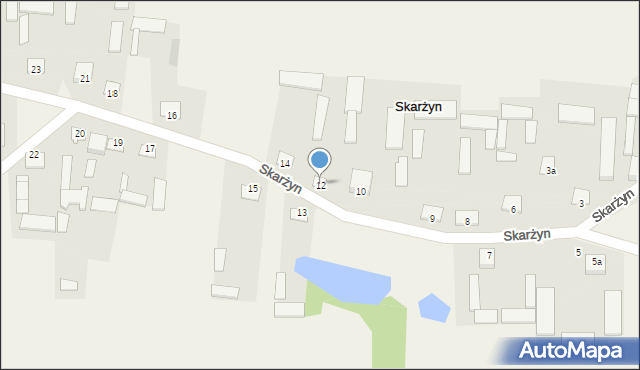 Skarżyn, Skarżyn, 12, mapa Skarżyn