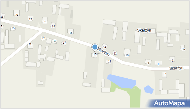 Skarżyn, Skarżyn, 15, mapa Skarżyn