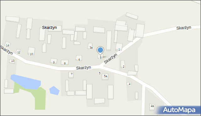 Skarżyn, Skarżyn, 3, mapa Skarżyn