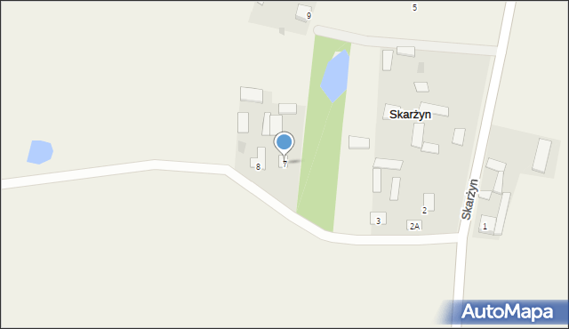 Skarżyn, Skarżyn, 7, mapa Skarżyn