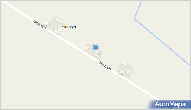 Skarżyn, Skarżyn, 8, mapa Skarżyn