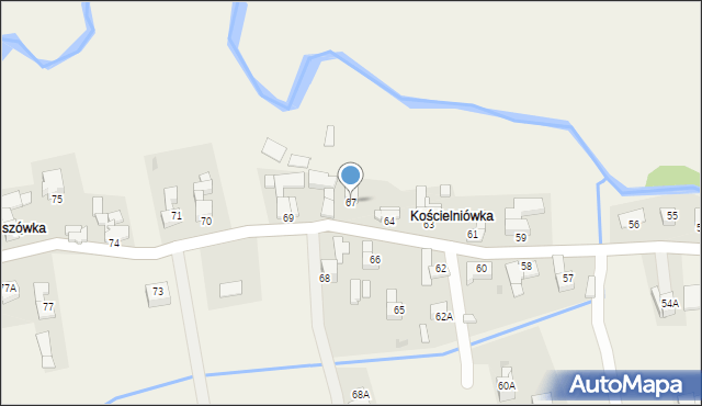 Skawa, Skawa, 67, mapa Skawa