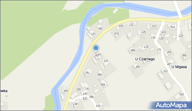 Skawica, Skawica, 143, mapa Skawica