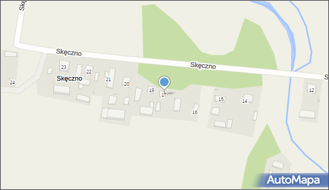 Skęczno, Skęczno, 17, mapa Skęczno