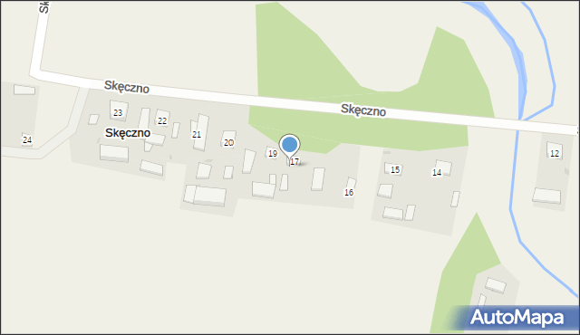 Skęczno, Skęczno, 18, mapa Skęczno