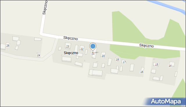 Skęczno, Skęczno, 21, mapa Skęczno