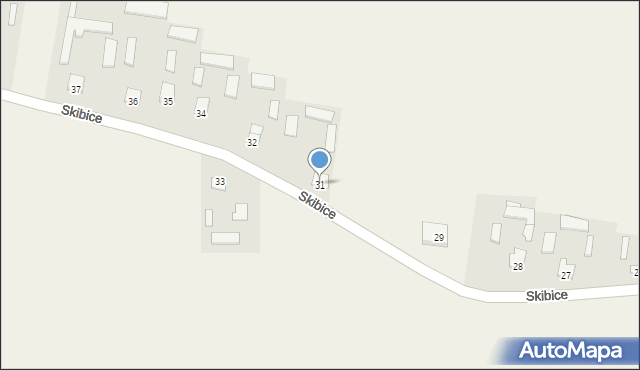 Skibice, Skibice, 31, mapa Skibice