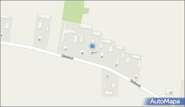Skibice, Skibice, 35, mapa Skibice