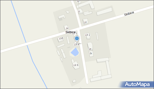 Skibice, Skibice, 13/ 4, mapa Skibice