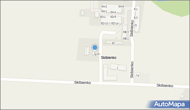 Skibienko, Skibienko, 5, mapa Skibienko