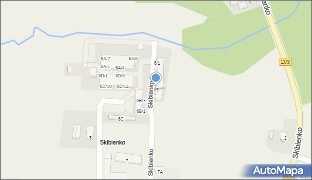 Skibienko, Skibienko, 6/5, mapa Skibienko