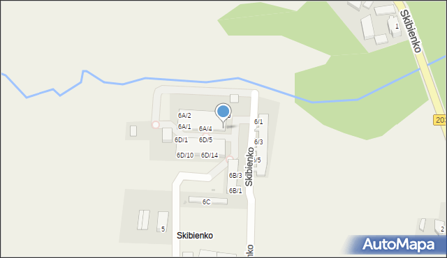 Skibienko, Skibienko, 6A/7, mapa Skibienko