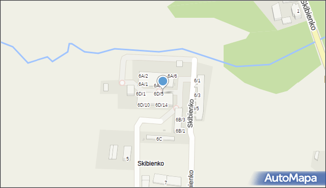 Skibienko, Skibienko, 6D/6, mapa Skibienko