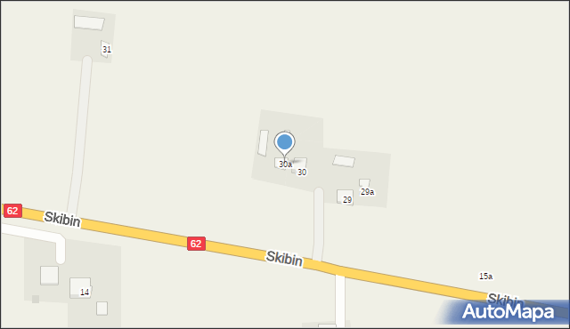 Skibin, Skibin, 30a, mapa Skibin