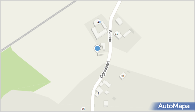 Skibno, Skibno, 40a, mapa Skibno