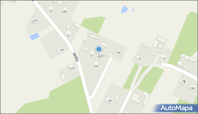 Skiby, Skiby, 10, mapa Skiby