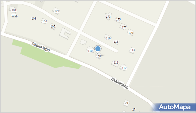 Skiby, Skiby, 109, mapa Skiby
