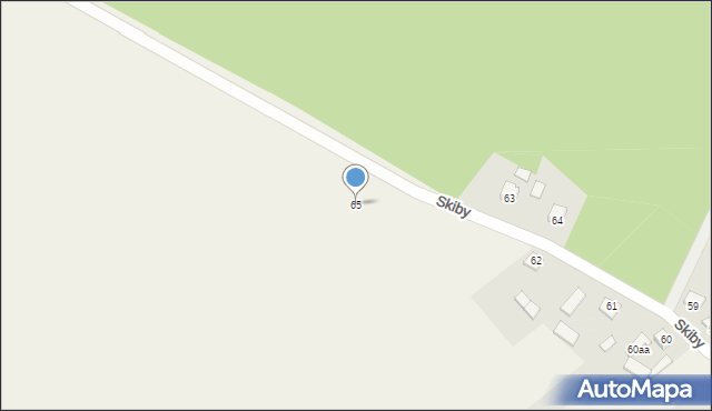 Skiby, Skiby, 65, mapa Skiby