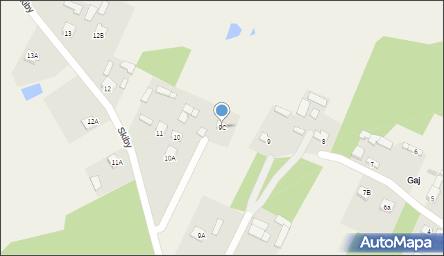 Skiby, Skiby, 9C, mapa Skiby