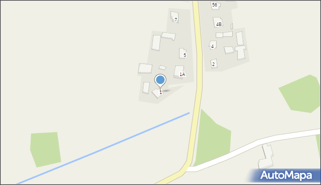 Skierbieszów-Kolonia, Skierbieszów-Kolonia, 1, mapa Skierbieszów-Kolonia