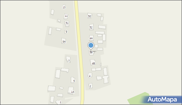 Skierbieszów-Kolonia, Skierbieszów-Kolonia, 56, mapa Skierbieszów-Kolonia