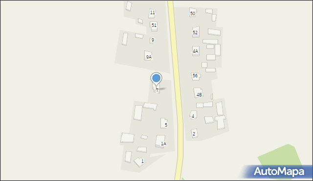 Skierbieszów-Kolonia, Skierbieszów-Kolonia, 7, mapa Skierbieszów-Kolonia