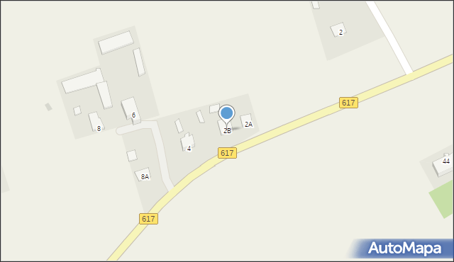 Skierki, Skierki, 2B, mapa Skierki