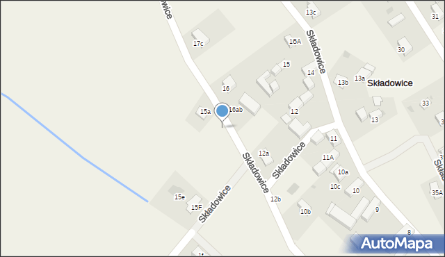 Składowice, Składowice, 15b, mapa Składowice