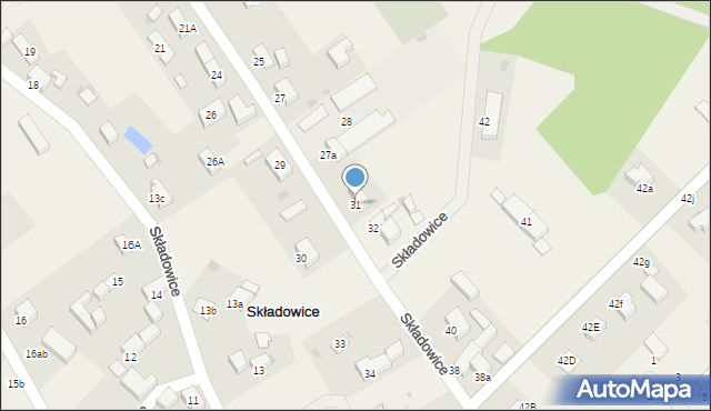 Składowice, Składowice, 31, mapa Składowice