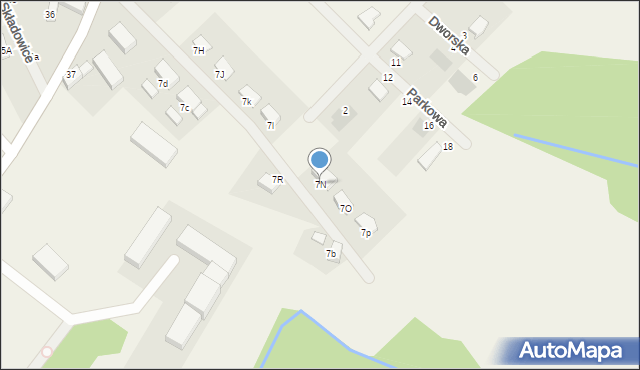 Składowice, Składowice, 7N, mapa Składowice