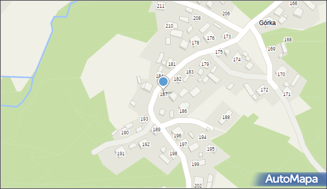 Skłoby, Skłoby, 187, mapa Skłoby