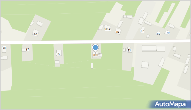 Skłoby, Skłoby, 83B, mapa Skłoby