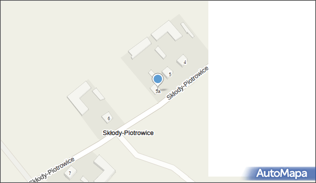 Skłody-Piotrowice, Skłody-Piotrowice, 5a, mapa Skłody-Piotrowice