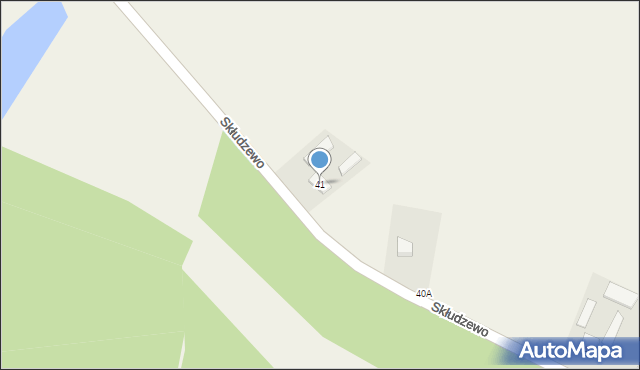 Skłudzewo, Skłudzewo, 41, mapa Skłudzewo