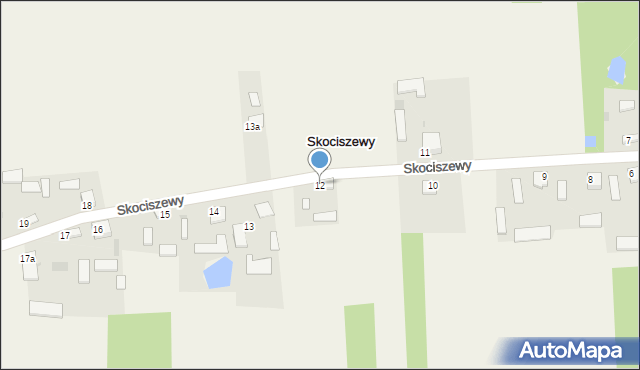 Skociszewy, Skociszewy, 12, mapa Skociszewy