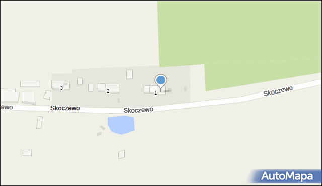 Skoczewo, Skoczewo, 1a, mapa Skoczewo