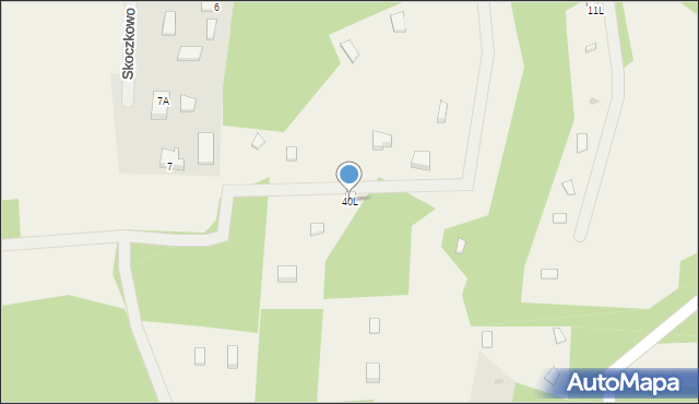 Skoczkowo, Skoczkowo, 40L, mapa Skoczkowo