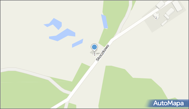 Skoczkowo, Skoczkowo, 1, mapa Skoczkowo