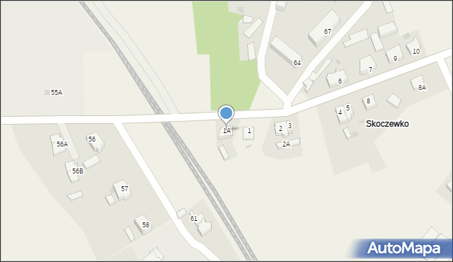 Skoczów, Skoczów, 1A, mapa Skoczów