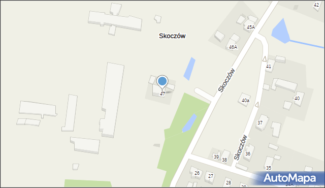 Skoczów, Skoczów, 47, mapa Skoczów